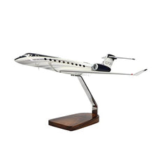 High Flying Models Gulfstream G700 Large Mahogany Sculpture Multicolor