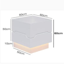uP9sF2mD Outdoor Planter Box Solar Light Planter Box Flower Trough Growing Container Vegetables Planting Container