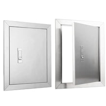Innovz Universal Access Door Stainless Steel Access Panel, Outdoor Kitchen Doors BBQ Island Single Panel, Plumbing Access Hatch Wall Hole Cover with Metal Push Latch(750x750mm(30x30in))