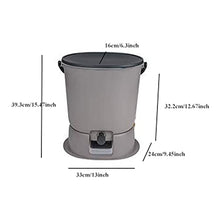 Garden Composter Bucket for Compost Bokashi Composting System for Indoor - Kitchen Compost Buckets with Tap and Airtight Lid, Practical Way to Collect All Rs