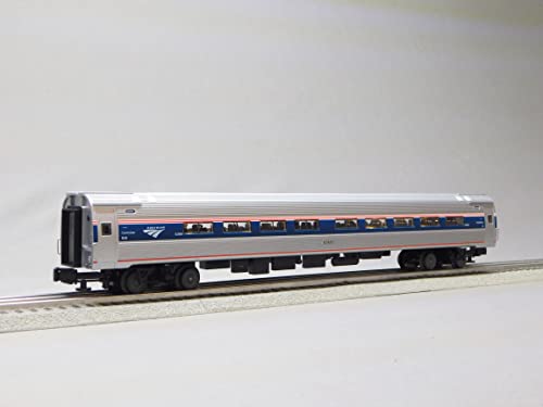 Lionel Amtrak Amfleet Phase VI Passenger Coach Car 2 Pack O Gauge Silver