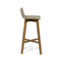 Christopher Knight Home La Brea Outdoor Acacia Wood and Wicker Barstools (Set of 4), Light Brown and Teak