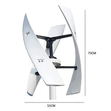 Vertical Wind Turbine High Efficiency 300W Windmill Generator 3 Blades, 48V