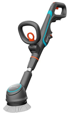 Gardena Cordless Multi-Cleaner AquaBrush Compact 02/18V P4A Solo: Battery-Powered Cleaning Tool, Wet Cleaning of Vertical Surfaces in just one Step, Without Rechargeable Battery (14840-55)