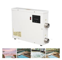Heater Pool Electric Digital Water Thermostatic Spa Hot Tub Bath Heating Adjustable Temperature Suitable For Home Outdoor School(18KW 380V)