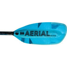 AQUA BOUND Aerial Minor Fiberglass Bent Shaft Kayak Paddle Blue 200 cm