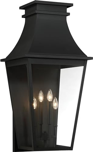 Minka Lavery Gloucester 4-Light Outdoor Wall Light 240W Black