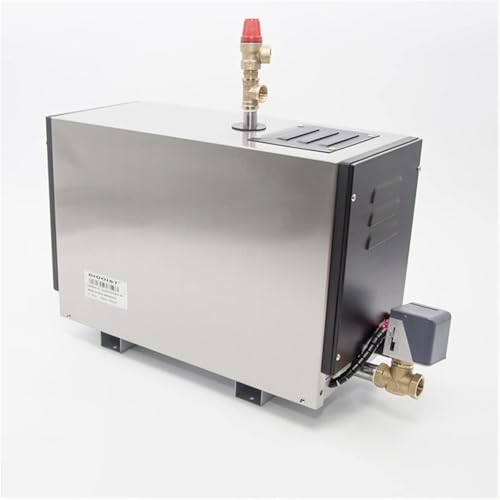 RKUVPAE Sauna Steam Generator 4.5-15KW Automatic Stainless Steel Steam Generator for Relax Spa Room Digital Controller Household Steaming Sauna Room Steam Bath Machine Sauna Accessories (Color:8kw)