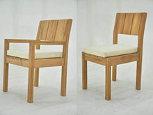 TeakStation 12 Seater Grade-A Teak Wood 13 Pc Dining Set: 118" Double Extension Oval Table and 12 Veranda Arm Chairs #TSDSVR12