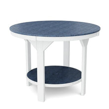 Wildridge Heritage 5-Piece 48" Pub Counter Set, Patriot Blue and White - Outdoor Weather Resistant Recycled Plastic Furniture for Patio