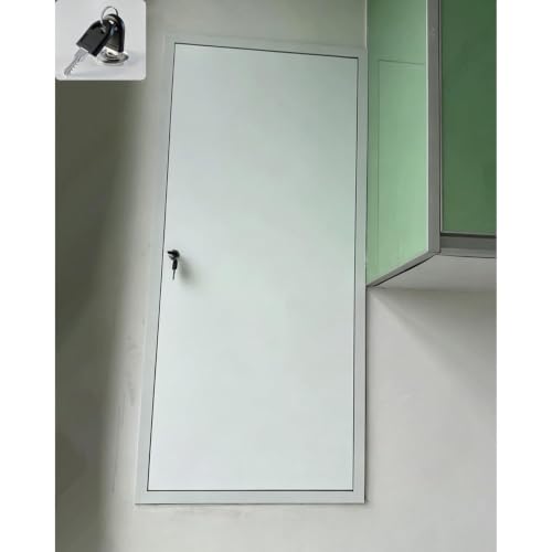 Exterior Crawl Space Access Door with Lock, Wall Celling Floor Soundproof Access Panel, Aluminum Frame Plumbing Cables Hole Cover Plate, Easy to Install(36x48in)