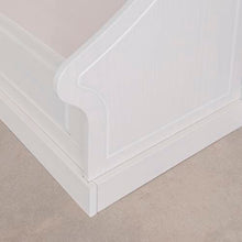 Linon Harris White Corner Breakfast Nook