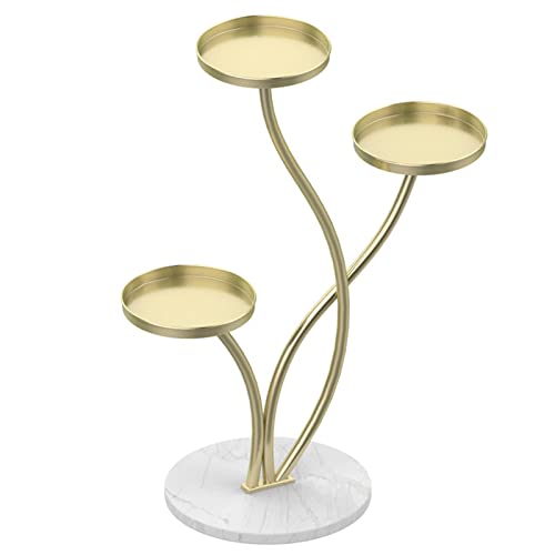 Plant Stand Indoor Three-Layer Plant Stand Iron Flower Pot Holder Shelves Planter Rack Storage Organizer Display for Indoor Garden Balcony (Color : D) (B)