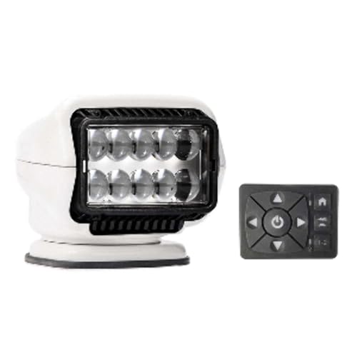 Golight 12V LED Stryker ST Spotlight with Hard Wired Dash Mount Remote White