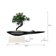 YXIANG56Q Fake Plants Artificial Green Plant Ornaments Bonsai Tree Fake Office Desk Decor Bonsai Tree