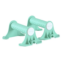 Joberio 2-in-1 Push Up Handles Ergonomic Non-Skid Cyan Blue