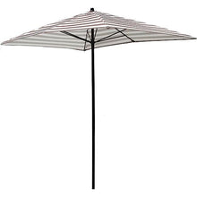 KOMFGT Rectangular Stripe Patio Umbrella, Beach Umbrella Without Base, Market Table Umbrella for Garden Beach Outdoor