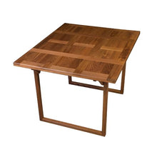 HomeRoots 45" Brown Solid Wood Folding Outdoor Side Table
