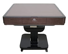 usamjtable Folding Automatic Mahjong Table Ultra Thin Wood Grain with Table Cover