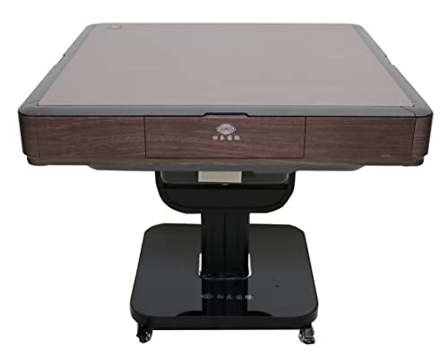 usamjtable Ultra-Thin Automatic Mahjong Table Wooden Green