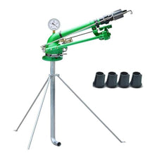 HYZHANHONG Farm Irrigation Sprinkler Head, 2-Inch Pulse Impact Sprinkler Head, 360 ° Large-Area Spraying, with Replacement Nozzle Set, Suitable for Agricultural Lawns