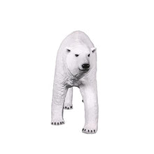 Design Toscano Polar Bear on the Prowl Outdoor Garden Animal Statue, 76 Inch, Resin, Full Color Finish