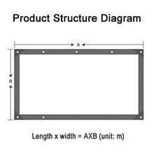 HSYFdy Waterproof Tarpaulin Sheet Heavy Duty Garden Rainproof Plastic Cloth Clear Tarp Sheet Camping Ground Plant Cover Canopy Rainproof Cover (Color : 0.4mm, Size : 8x12m)