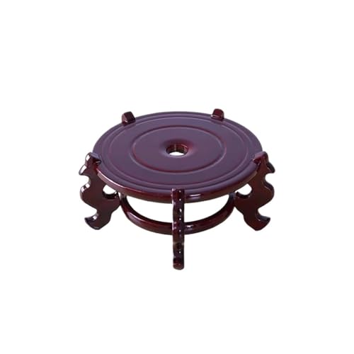 OREKPOT Pcs Plants Saucers Base Solid Wood Flower Tray Flower Stand Flower Pot Ornaments Fish Tank Surface Balcony Floor-Standing Indoor Plant Pot Saucers,