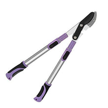 EliteBloom Pruning Shears, Garden Loppers Long Handle Telescopic Anvil Loppers, Lightweight Sharp Easy Cut, Long Handle Strong Straight Garden Loppers Shears,