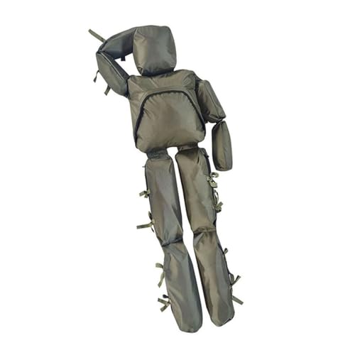 BXKCFYBSQ Water Life-Saving Training Dummy,Drowning Prevention Teaching Tools,Double-Layer Fabric,Water/Sand Fillable,Improve Skills in Pool Beach and River(Gray,175cm/10kg)