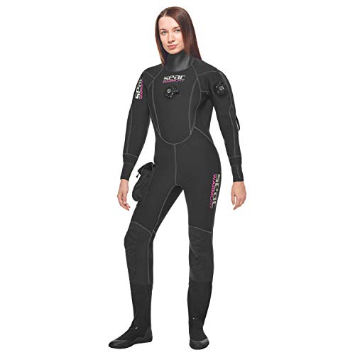 SEAC Women's Warmdry 4mm Neoprene Dry Suit Black