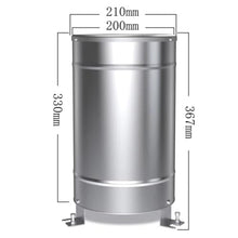 SKESTORE Stainless Steel Rain Gauge Single Bucket Rain Sensor, Rainfall Meteorological Monitoring Transmitter Precipitation Sensor(0.2MM 0-10V)