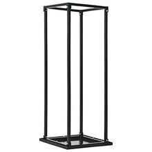 DOIBG Firewood Rack, 37X37X113 Cm Steel, Firewood Log Rack, Firewood Storage Rack Shelf, Ventilation Metal Log Store Holder for Outdoor Or Indoor Wood Stand Set