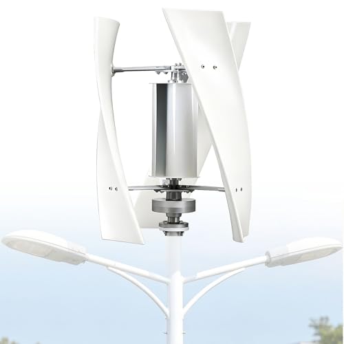 3000W/5000W/6000W/8000W Wind Generator for Home Portable Wind Turbine Generator Kit with 3 Blade/Controller for Solar Wind Power Manufacturer Equipment,Light Wind Start 24V-3000W