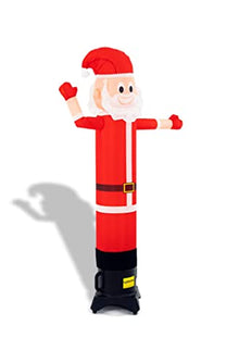 LookOurWay Air Wavers Inflatable Tube Man Set - 6ft Santa Air Waver with Air Dancer Blower - Inflatable Advertising Tube Guy with Flapping Waving Arm - Christmas and Holidays - Outdoor Business Sign