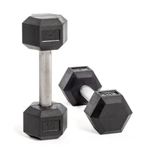 Bells of Steel Hex Dumbbells Set 5-50lb Rubber 10 Pairs