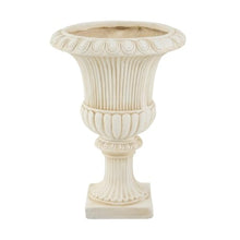 Merax 2 Set 15.94" H Classical Scroll & Fluted Pedestal Urn Planter