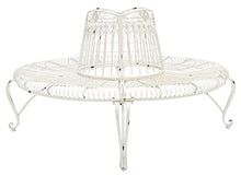 SAFAVIEH Outdoor Ally Darling Metal Tree Bench, 60.3" PAT5019B