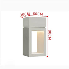 Outdoor large flower box Solar Light Planter Box Landscape Flower Bed