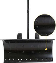 Efficient Snow Shovel with Wheels Hand-Push Snow Shovel with Wheels Outdoor Rolling Snow Plow for Snow Removal Wheeled Snow Pusher for Cleaning Lanes Roads Sidewalks (Size : 74x42cm) (74x42cm)
