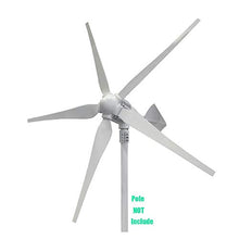 AUECOOR 1280W Wind Solar Hybrid System: 480W Mono Solar Panels + 800W Wind Turbine Generator with Controller + 2000W Pure Sine Wave Inverter for Home Boat Cabin