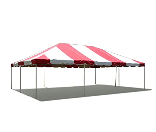 Party Tents Direct 20x30 Canopy Tent Steel Frame Outdoor Gazebo Red