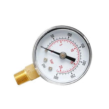 Dial Type Barometer Dial Type Pressure Gauge Bottom Mount 15/30/60/100/160 /200/300 PSI & Bar Useful(0-15psi)