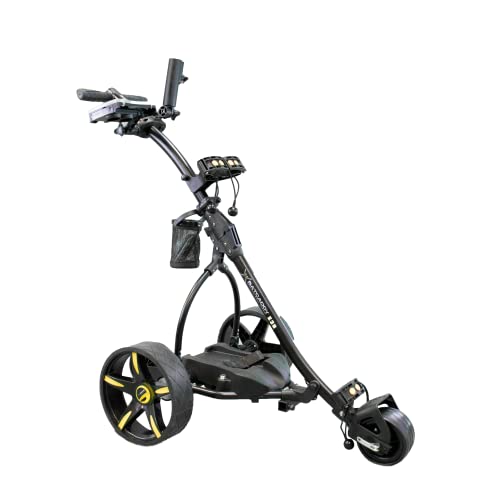 BAT-CADDY ELECTRIC GOLF CADDY BATCADDY X3R Advanced Lithium 36-Hole Golf Push Cart Phantom Black