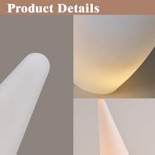 MIXL- Outdoor Solar Floor Lamps, Outdoor Solar-Powered Floor Light with Water Drop Shape, IP54 Waterproof Standing Light,16-Colors Dimmable Outside Floor Lamp for Patio, Garden, Porch, Deck