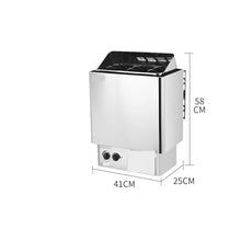 Steam Shower Generator, Sauna stove Household sauna room accessories Sweat steaming stove stainless steel dry steaming stove Small heating and heati