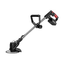 String Trimmer Electric Lawn Mower Small Household Lawn Mower The Best Assistant for Gardens and Farms with Plastic Blade Lithium Battery Fast Charger (128TV Battery*1)