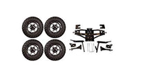 3G Lift Kit Combo with 12" Flash Wheels for Club Car DS Golf Carts 1984-2003