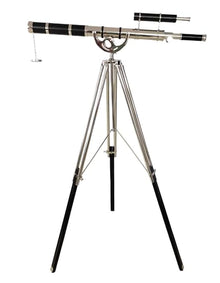NAVIROCK Nautical Handcrafted Brass Telescope Chrome Finish