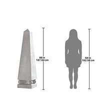 Design Toscano Grand Garden Neoclassical Obelisk Sculpture